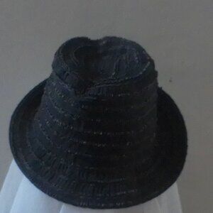 Women's Black Bucket Hat with Multicolor Steam Stitching - 100% Polyester